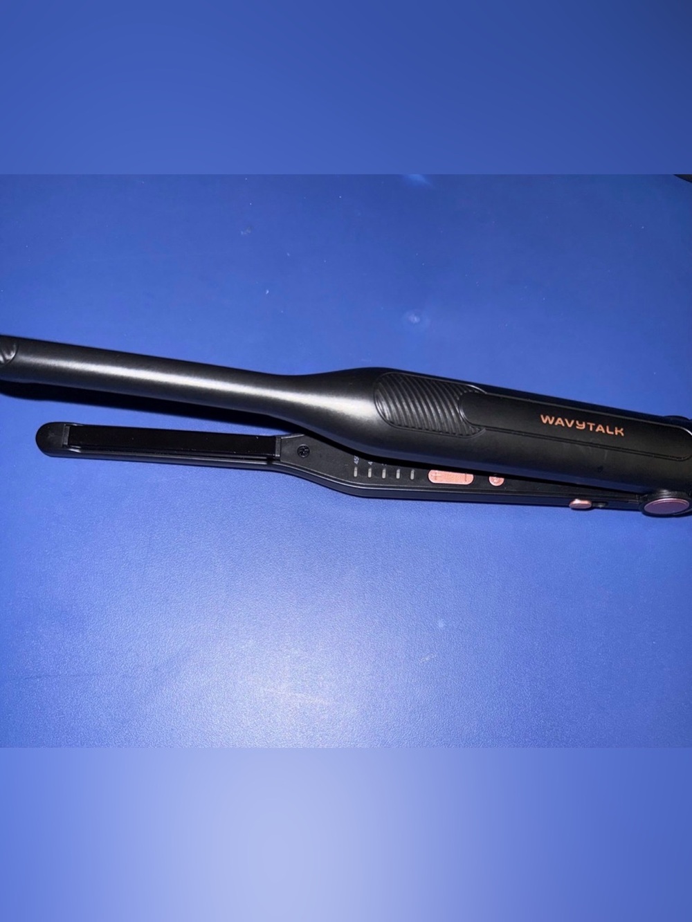 Black Hair Straightener Flat Iron - Sleek Matte Finish